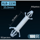 XLB-2236 Coluna de isolamento tipo aeron&aacute;utico em nylon branco 35,0 mm (pre&ccedil;o por 1 saco, 100 unidades/saco) - Thumb - 1