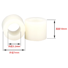Coluna de isolamento cil&iacute;ndrica ABS M3 7 x 3 x 10 mm (1000 unidades por bolsa, pre&ccedil;o por 1 bolsa)