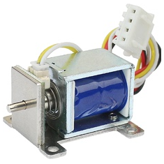 Trava eletromagn&eacute;tica LY-031 DC12V 1.8A 4 fios com feedback