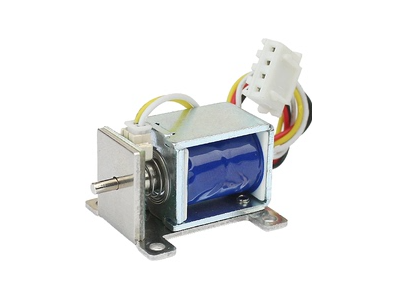 Trava eletromagn&eacute;tica LY-031 DC12V 1.8A 4 fios com feedback - Imagem 1