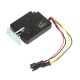 Fechadura eletromagn&eacute;tica XG-07E preta DC 5V 1,2A compacta - Thumb - 1