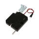 Fechadura eletromagn&eacute;tica Tipo A XG-07D preta DC12V 2A para locker pequeno 2 fios - Thumb - 1