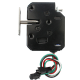Fechadura eletromagn&eacute;tica compacta XG-07B preta DC 12V 2A 4 fios - Thumb - 1