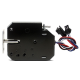 Fechadura eletromagn&eacute;tica XG-07C preta, 24 V DC 1 A, para locker pequeno, 4 fios com feedback - Thumb - 1