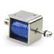 Trava eletromagn&eacute;tica passante LY-026 push-pull DC 12V 20 N 9 mm - Thumb - 1