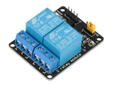M&oacute;dulo Rel&eacute; 2 Canais N&iacute;vel Baixo com Acoplamento &Oacute;ptico DC24V para Arduino - Imagem 7