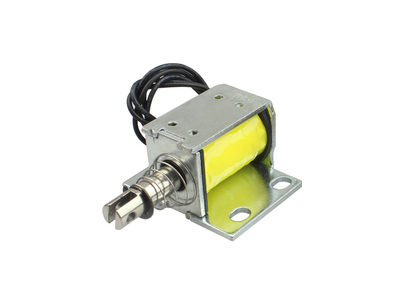 Fechadura eletromagn&eacute;tica push-pull LY-07 DC24 pequena - Imagem 1
