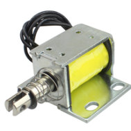 Fechadura eletromagn&eacute;tica push-pull LY-07 DC24 pequena