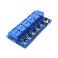 M&oacute;dulo Rel&eacute; 6 Canais, acionamento por n&iacute;vel baixo, com acoplamento &oacute;ptico para Arduino