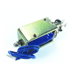 JF-1253B Trava eletromagn&eacute;tica push-pull perme&aacute;vel DC 6V 42N 10 mm