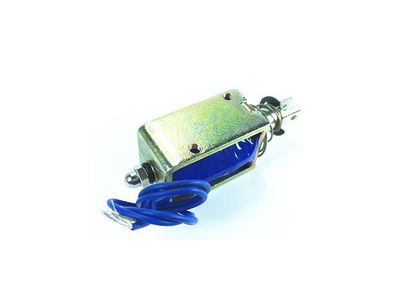 JF-1253B Trava eletromagn&eacute;tica perme&aacute;vel push-pull 24 V DC 42 N 10 mm - Imagem 1