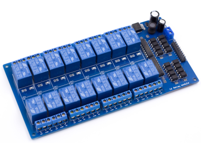 M&oacute;dulo rel&eacute; 16 canais 12V DC n&iacute;vel baixo com indicador luminoso para Arduino - Imagem 6
