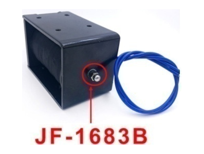 Fechadura eletromagn&eacute;tica JF-1683B DC 220V 8 kg 20 mm perme&aacute;vel - Imagem 1