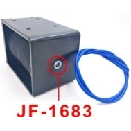 Fechadura eletromagn&eacute;tica JF-1683 12V DC 8 kg 20 mm tipo Frame