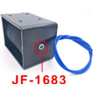 JF-1683 Trava eletromagn&eacute;tica tipo frame 24 V DC 8 kg 20 mm