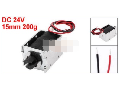 HIO-1240L-24V25 Fechadura eletromagn&eacute;tica 200G tipo frame 15 mm DC 24V 0,96A 23W - Imagem 1