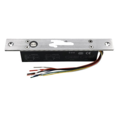 Fechadura el&eacute;trica de embutir universal 12V/24V, 8 fios, desbloqueio ap&oacute;s queda de energia