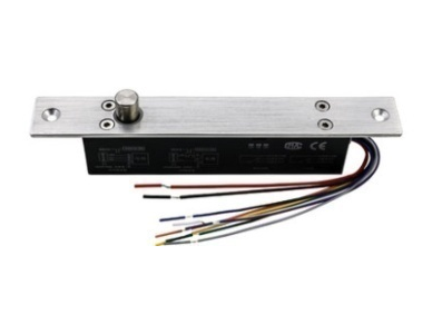Fechadura eletromagn&eacute;tica tipo mortise universal 12V/24V 9 fios, trava com energia desligada - Imagem 1