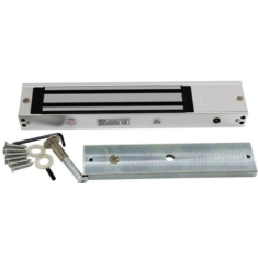 Fechadura magn&eacute;tica Glue &agrave; prova d'&aacute;gua 250 kg DC 12V 500-600 mA dois fios sa&iacute;da &agrave; direita