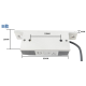 Fechadura eletromagn&eacute;tica Tipo B 60 kg DC 24 V 60 a 70 mA - Thumb - 1