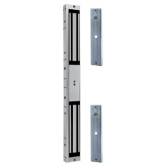 Fechadura eletromagn&eacute;tica 280 kg 12 V DC 500&ndash;600 mA x2 para portas duplas