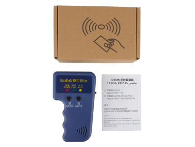 Leitor, Gravador e Duplicador Port&aacute;til de Cart&otilde;es e Chaves RFID 125 kHz T5577 CET5200 EM4305 - Imagem 1