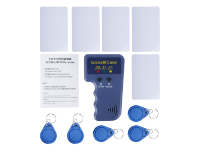 Duplicador port&aacute;til de cart&otilde;es e tags RFID 125 kHz compat&iacute;vel com T5577, CET5200 e EM4305, leitor e gravador de ID - Imagem 1