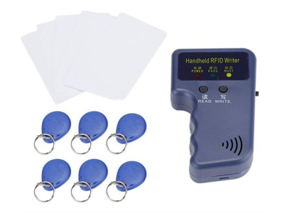 Leitor e gravador port&aacute;til RFID 125 kHz T5577 CET5200 EM4305, copiador e duplicador de cart&otilde;es ID e chaves - Imagem 1