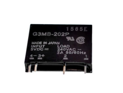 Rel&eacute; de Estado S&oacute;lido (SSR) G3MB-202P 5VDC 4 pinos 2A 240VAC - Imagem 1