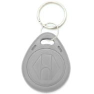 Tag RFID 125 kHz (T5577/EM4305) reproduz&iacute;vel, virgem, cinza, &agrave; prova d'&aacute;gua