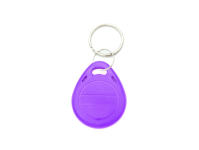 Etiqueta RFID 125 kHz T5577/EM4305 regrav&aacute;vel, roxa, em branco e &agrave; prova d'&aacute;gua - Imagem 1