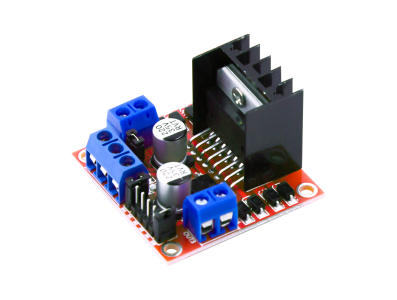 Placa driver de motor L298N 5V vermelha - Imagem 7