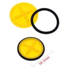 Roda de borracha 410, di&acirc;metro 38,3 mm