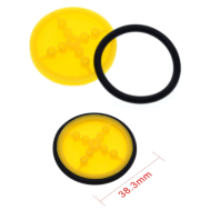 Roda de borracha 410, di&acirc;metro 38,3 mm
