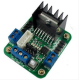Placa L298N verde com dupla ponte H para motores DC e de passo, shield para Arduino - Thumb - 1
