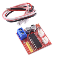 M&oacute;dulo controlador de motores DC escovados com dupla ponte 2,5 A para Arduino