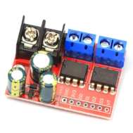 M&oacute;dulo Driver Duplo 5A para Motores DC com Controle Remoto, Tens&atilde;o 3V a 14V, para Arduino