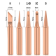 5 pontas de solda 900M-T em cobre puro (B.I.2.4D.3C.K) MOQ 5 - Thumb - 1