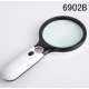 Lupa de bolso 6902B 3&times;/45&times; com 3 LEDs - Thumb - 1