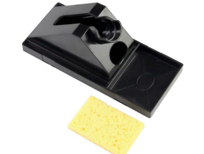 Suporte para ferro de solda 936 em baquelite com esponja de limpeza - Imagem 1