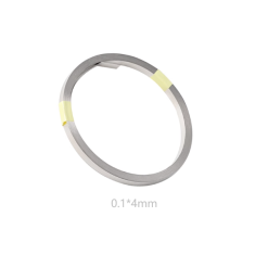 Tira de a&ccedil;o niquelado 0,1 mm x 4 mm, 10 m