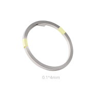 Tira de a&ccedil;o niquelado 0,1 mm x 4 mm, 10 m