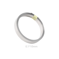 Fita (tira) de a&ccedil;o niquelado 0,1 mm x 10 mm, 10 m (18650)