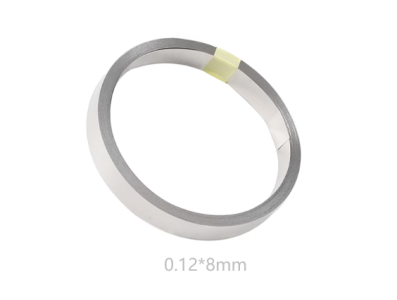 Tira de a&ccedil;o niquelado 0,12 mm x 8 mm 10 m - Imagem 1
