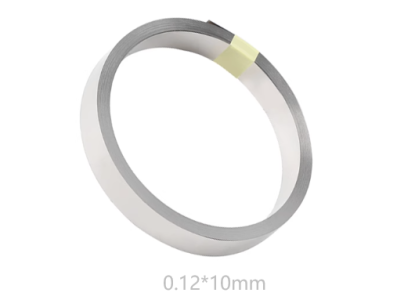 Fita de a&ccedil;o niquelado 0,12 mm x 10 mm x 10 m (18650) - Imagem 1