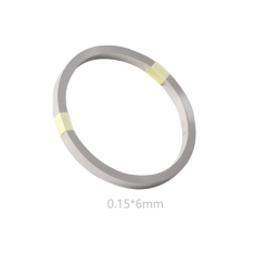 Tira de a&ccedil;o niquelado 0,15 mm x 6 mm 10 m
