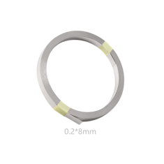 Fita de a&ccedil;o niquelado 0,2 mm x 8 mm x 10 m
