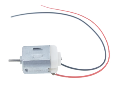 Motor DC 3V tipo 130 com cabo 15 cm (Kits de Rob&oacute;tica) - Imagem 1