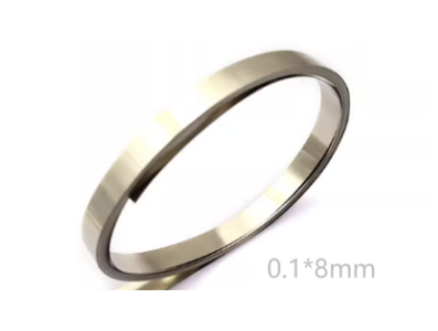 Tira de N&iacute;quel Puro 99,96% 0,1 mm x 8 mm x 5 m - Imagem 1