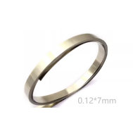 Fita de n&iacute;quel 0,12 mm x 7 mm x 5 m, 99,96% de pureza